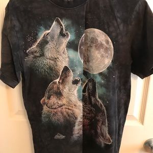 Glow in the dark wolf shirt